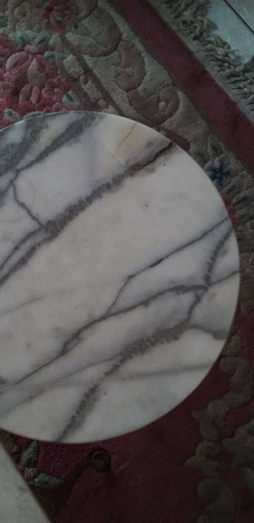 Collection of 6 Marble Top Side Tables (READ DESCRIPTION)