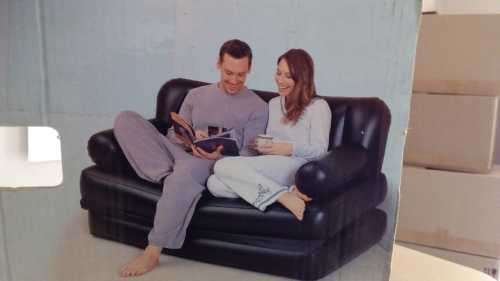 Leisair Inflatable Double Bed/Couch with Pump