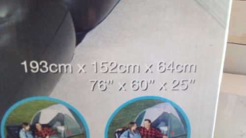 Leisair Inflatable Double Bed/Couch with Pump