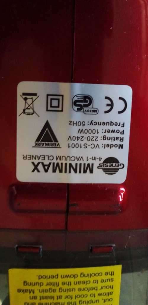 Genesis Minimax 4 in 1 Vacuum Cleaner