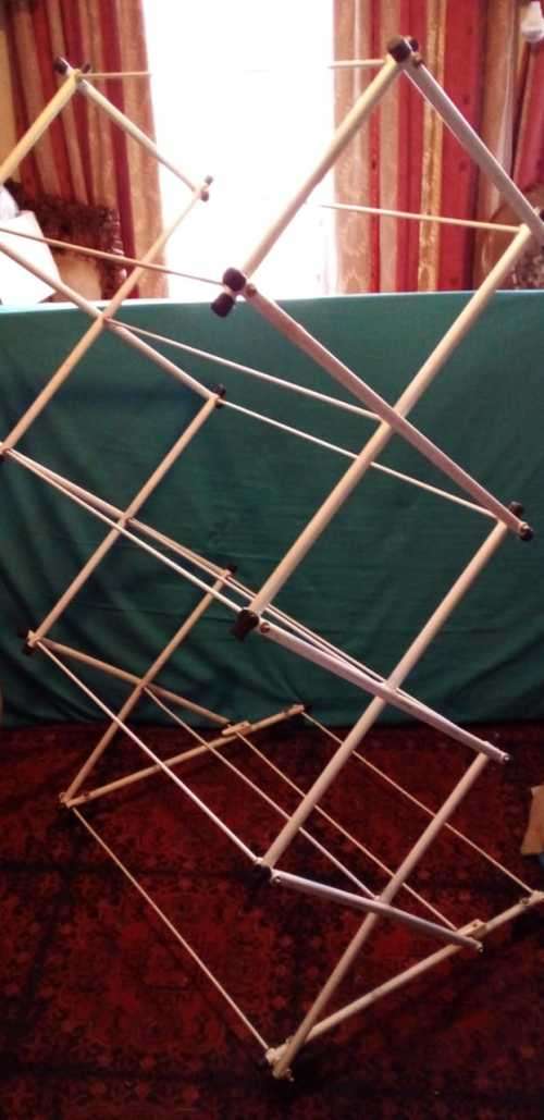 Extra Large Fold Up Clothing Rack With Wheels