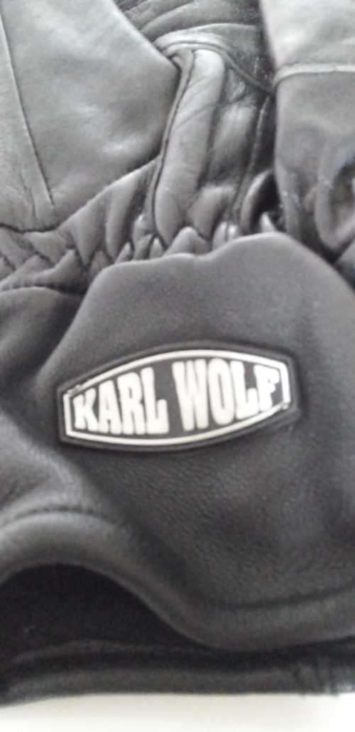 Karl Wolf Leather Motorcycle Gloves XXXL