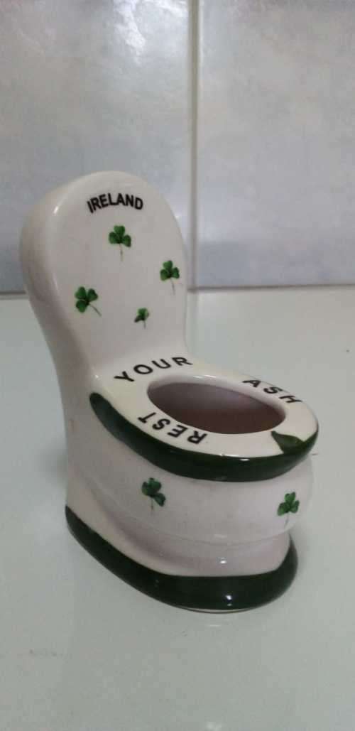 Rest Your Ash Ireland Toilet Ashtray