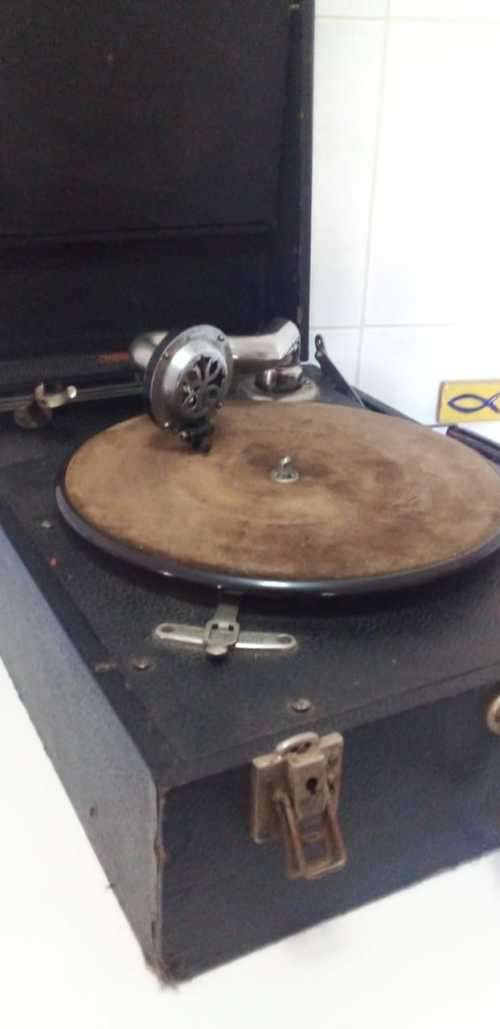 Stunning Antique 1920`s Grafonola Record Player. Working. (READ DESCRIPTION)