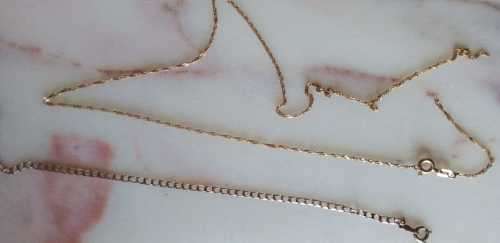 1 x 9ct Gold Bracelet and 1 x 9ct Gold Necklace