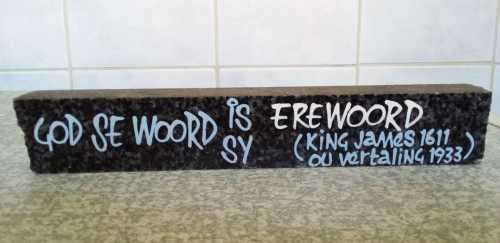 Bible Verse on Granite