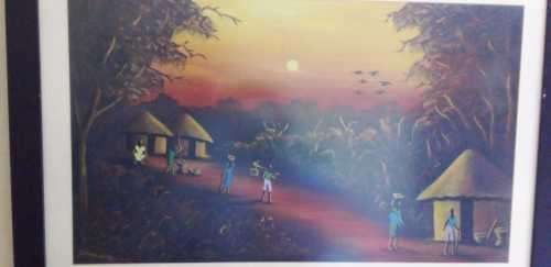 Large Original Art by J Kapampa (2 of 3) READ DESCRIPTION