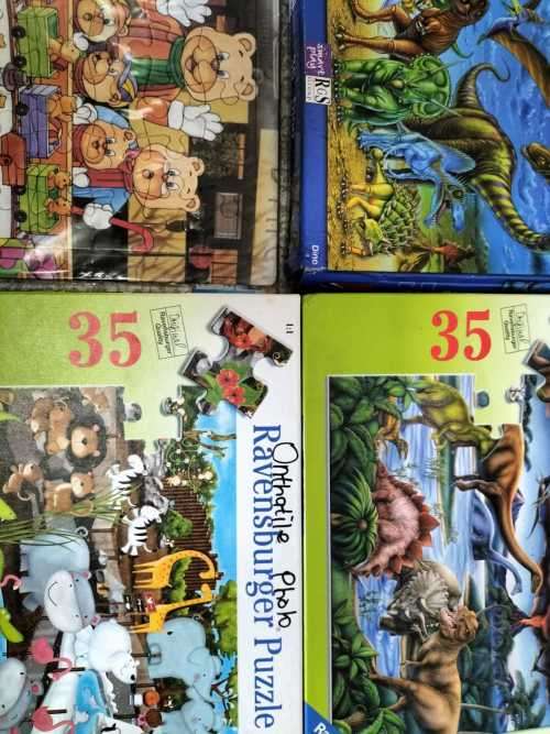 4 x Children`s Puzzles. Still sealed. (READ DESCRIPTION)