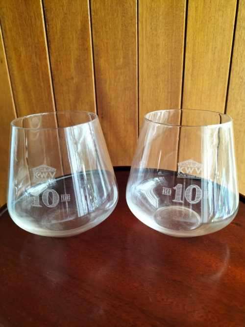 Set 2 - KWV Brandy 10 Years Glasses (GLASSES SET 2 of 16)