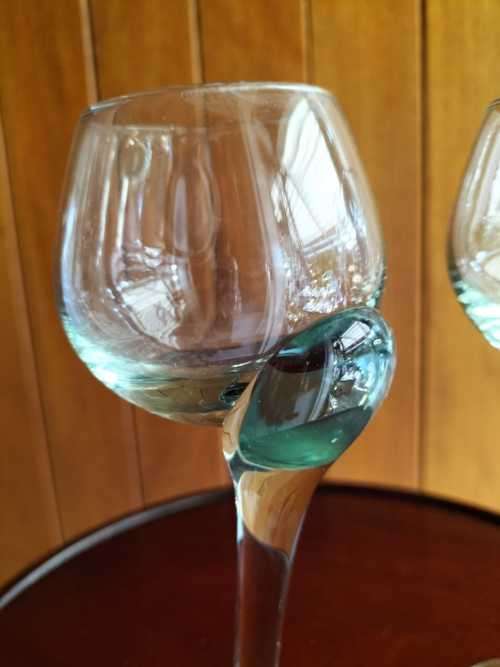 Set 13 - Set of Unique Handmade Sherry Glasses Duo (GLASSES SET 13 of 16)