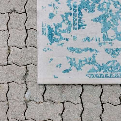 A Superb in Excellent Condition Top End Blue Ocean Large Carpet