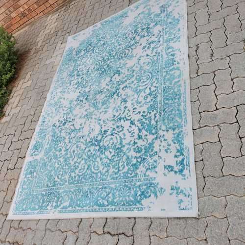 A Superb in Excellent Condition Top End Blue Ocean Large Carpet
