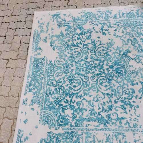 A Superb in Excellent Condition Top End Blue Ocean Large Carpet