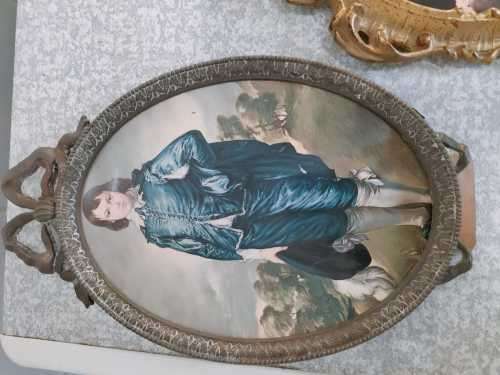 Collection of 3 old Kitch Prints in Frames