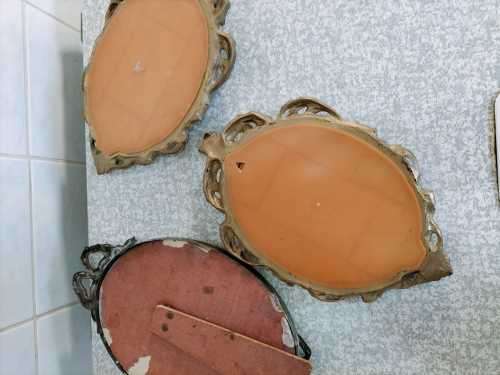 Collection of 3 old Kitch Prints in Frames