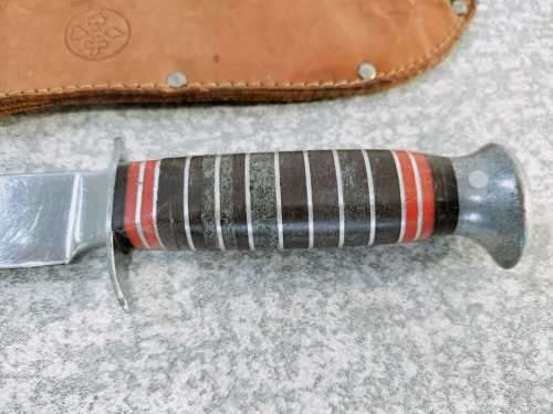 Chromodur-Inox Mundial No Stain Brazil Knife in Leather Pouch