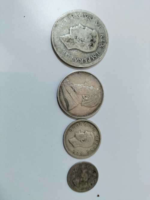 4 x ZAR Silver Coins  (READ DESCRIPTION) (20 Grams)