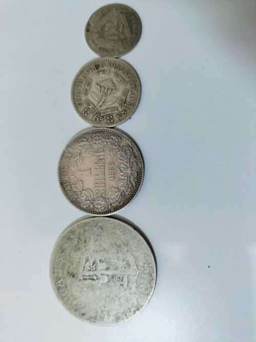 4 x ZAR Silver Coins  (READ DESCRIPTION) (20 Grams)