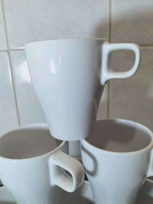Set of 6 Swedish Ikea Coffee Mugs