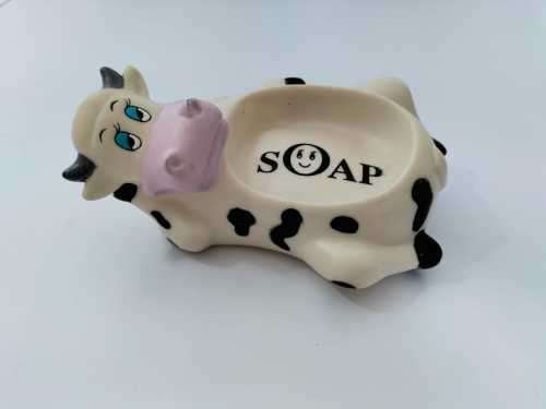 Cow Soap Dish Holder