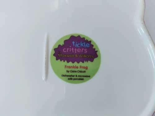 Maxwell Williams Frankie Frog Porcelain Children`s Dinner Plate