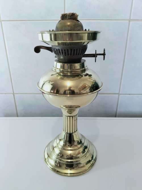 Absolutely Magnificent Double Wick Vintage Copper/Brass Oil Lamp