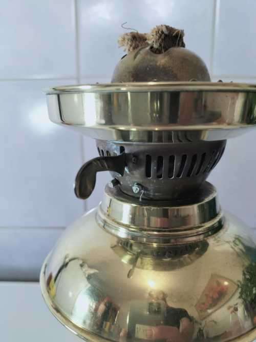 Absolutely Magnificent Double Wick Vintage Copper/Brass Oil Lamp