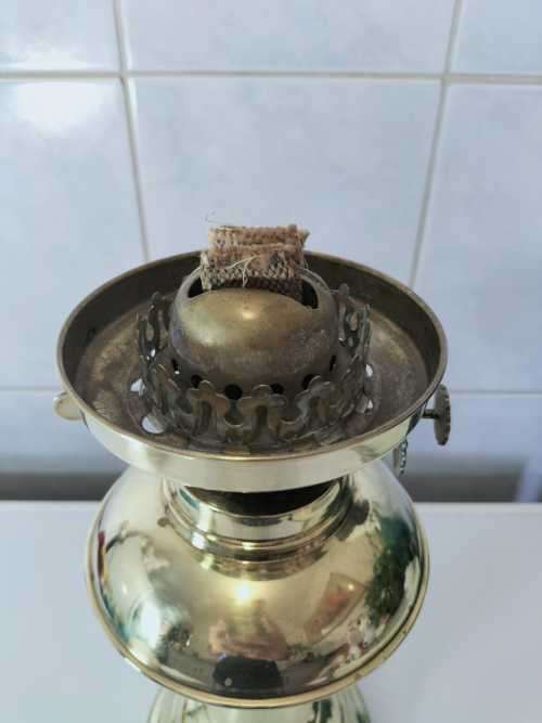 Absolutely Magnificent Double Wick Vintage Copper/Brass Oil Lamp