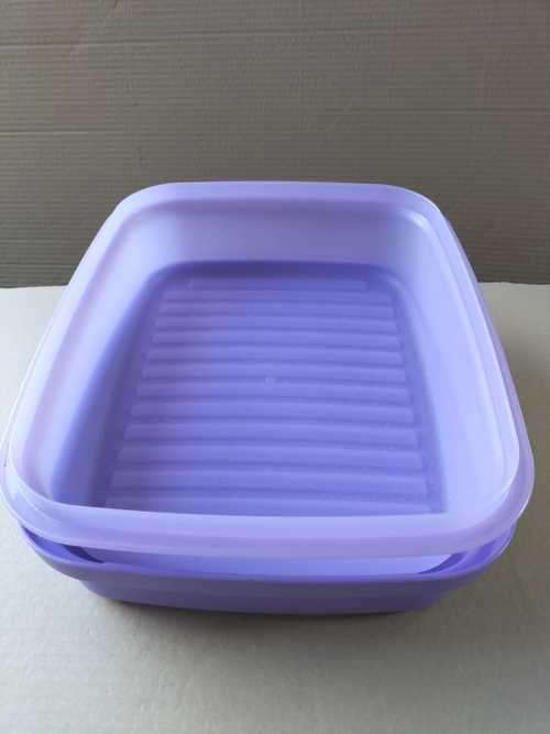 Rare Vintage Purple Tupperware Bread bin