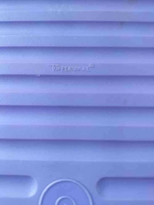 Rare Vintage Purple Tupperware Bread bin