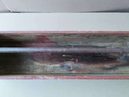 Large Vintage Wooden Tool Carry Case