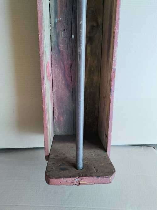 Large Vintage Wooden Tool Carry Case