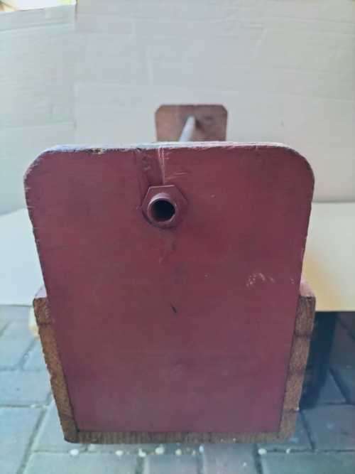 Large Vintage Wooden Tool Carry Case