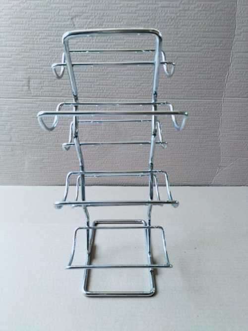 Stunning 6 Bottle Stainless Steel Wine Rack