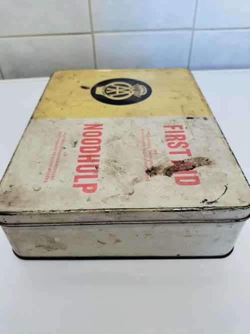 Very Old First Aid Collectible Tin