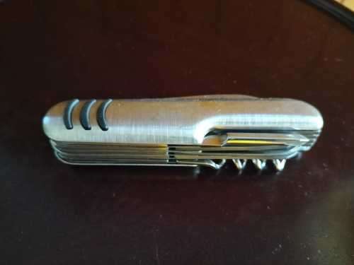 Swiss Army Style Stainless Steel Pocket Knife