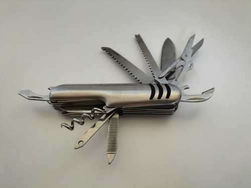 Swiss Army Style Stainless Steel Pocket Knife