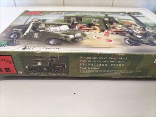 Lego Style Combat Zones Military Play Building Blocks 285 Pcs