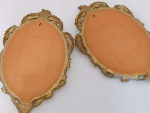 2 x Ornate Baroque Style Well Made Resin Framed Prints.