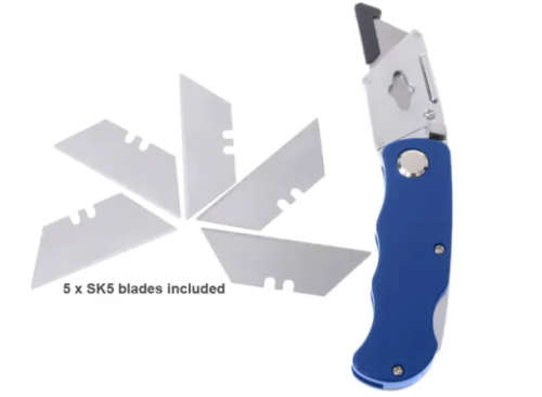 Folding Solid Utility Knife - New