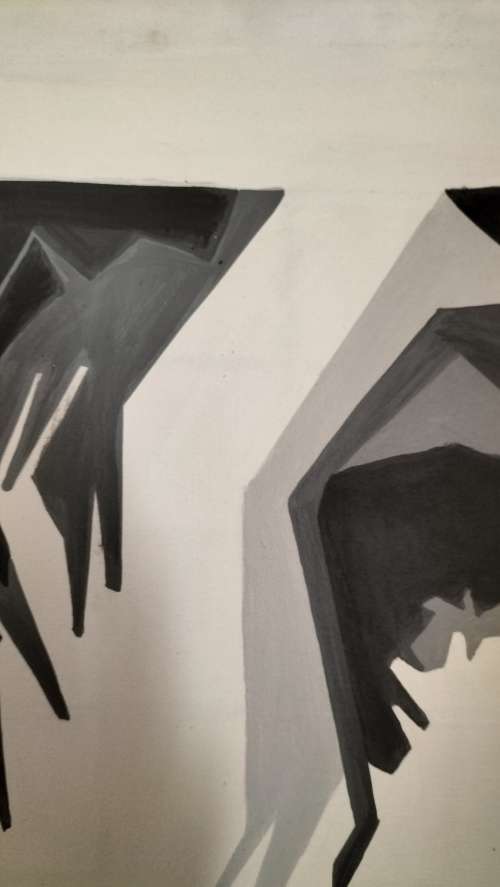 Stunning Abstract Acrylic on Boxed Canvas Marilyn Monroe Painting.