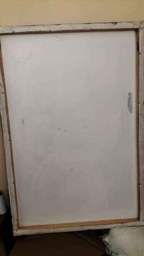 Stunning Abstract Acrylic on Boxed Canvas Marilyn Monroe Painting.