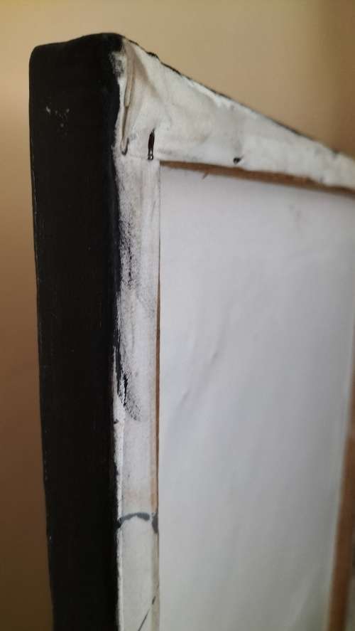 Stunning Abstract Acrylic on Boxed Canvas Marilyn Monroe Painting.