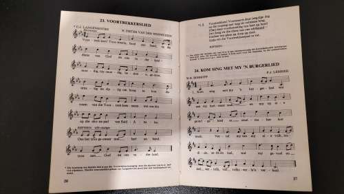 1981 Africana Voortrekkers Song Book
