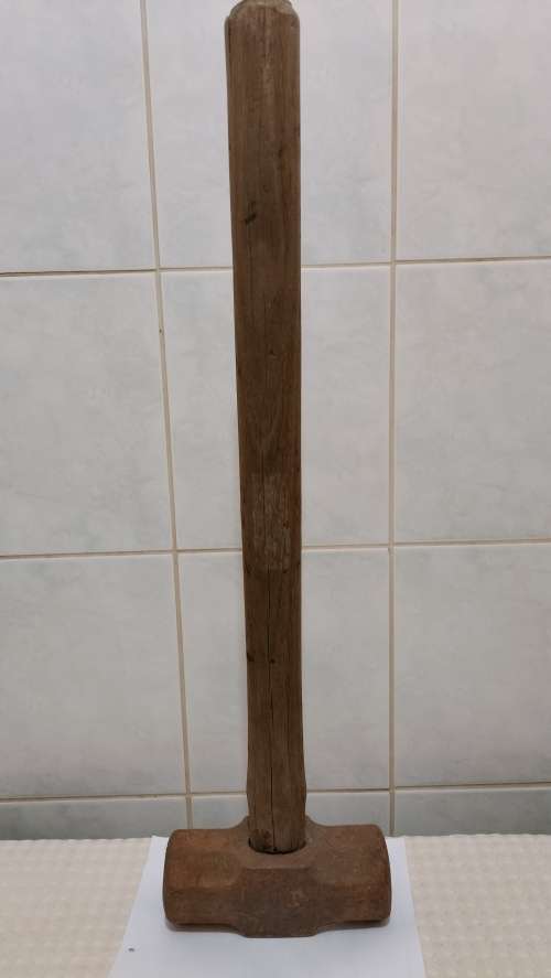 Vintage 10lb Sledge Hammer with Wooden Handle 60cm