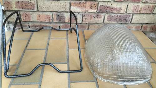 MAGNIFICENT One of a Kind MASSIVE Street Light Cover Converted into a Serving Bowl