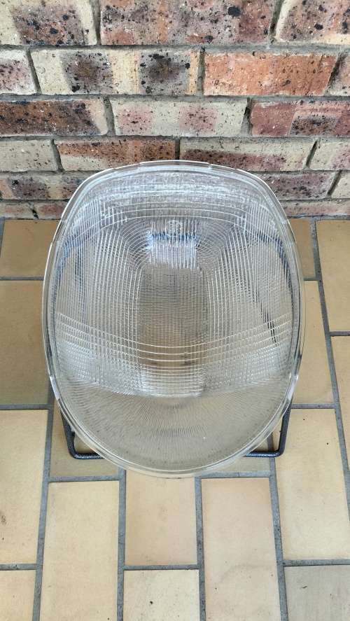 MAGNIFICENT One of a Kind MASSIVE Street Light Cover Converted into a Serving Bowl