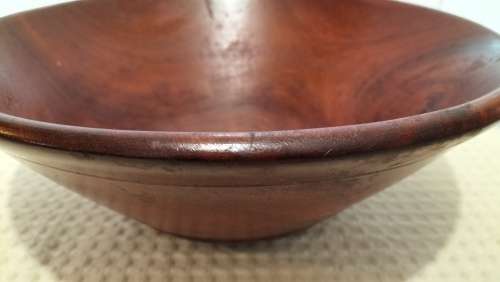 Stunning Solid Wood Fruit Bowl 34cm x 12.5cm ( 4 Of 4 )