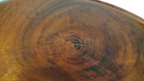 Stunning Solid Wood Fruit Bowl 34cm x 12.5cm ( 4 Of 4 )