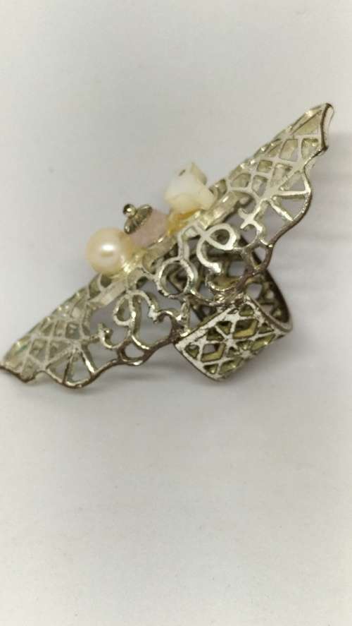 Very Unusual Vintage Costume jewellery Ring